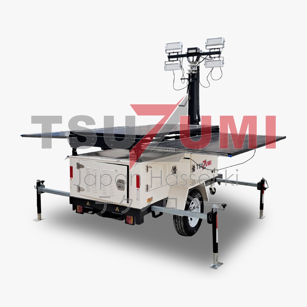 Solar Panel Light Tower Tsuzumi SLT7