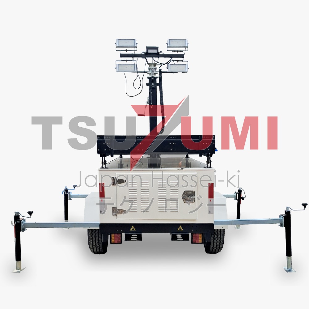 Solar Panel Light Tower Tsuzumi SLT7