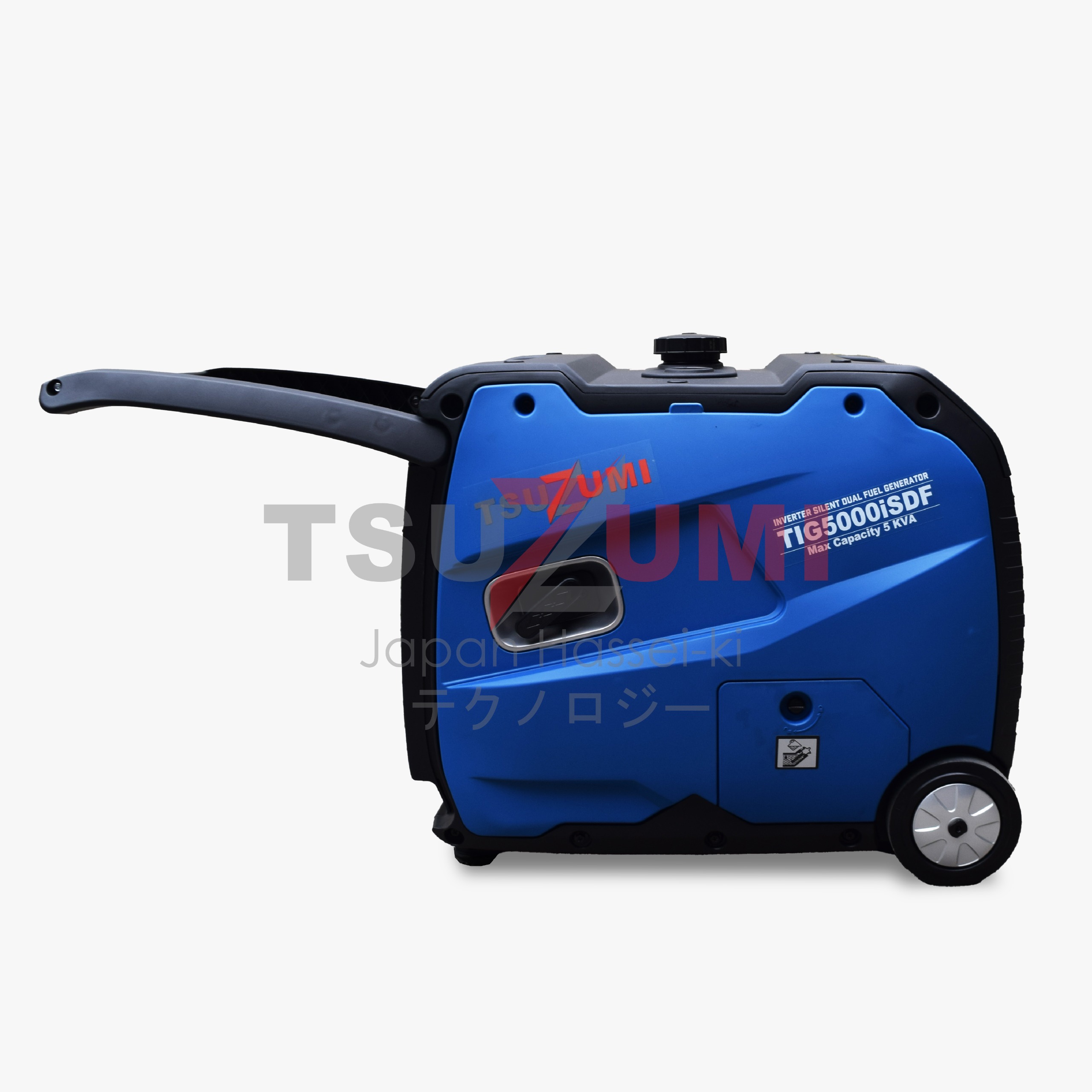 Genset Silent Inverter 5 KVA 4 KW Bensin & LPG 1 Phase TIG5000ISDF