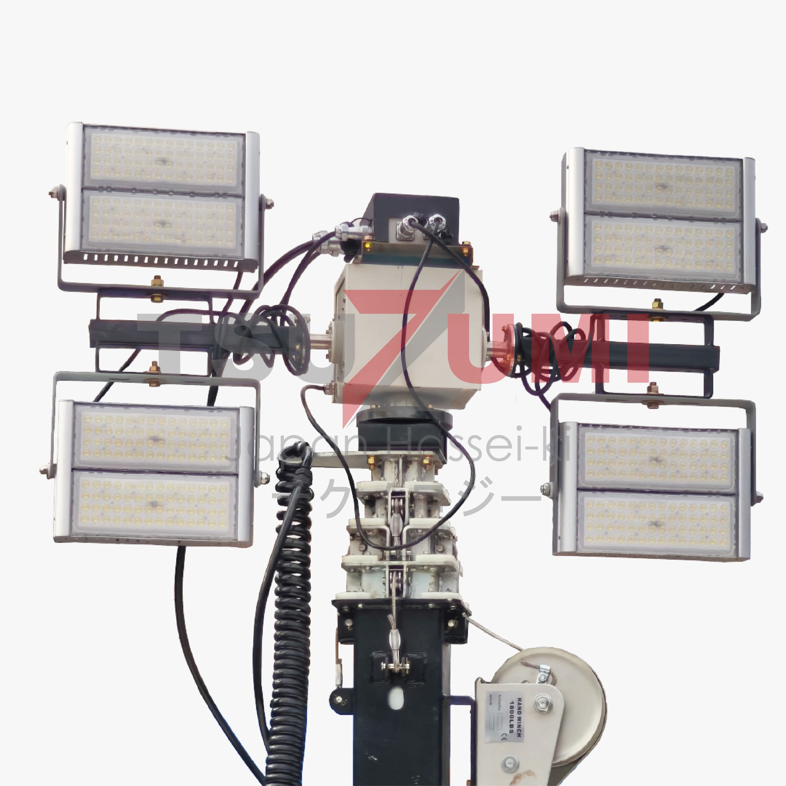 Light Tower LT8-Y Tsuzumi With Yanmar Engine