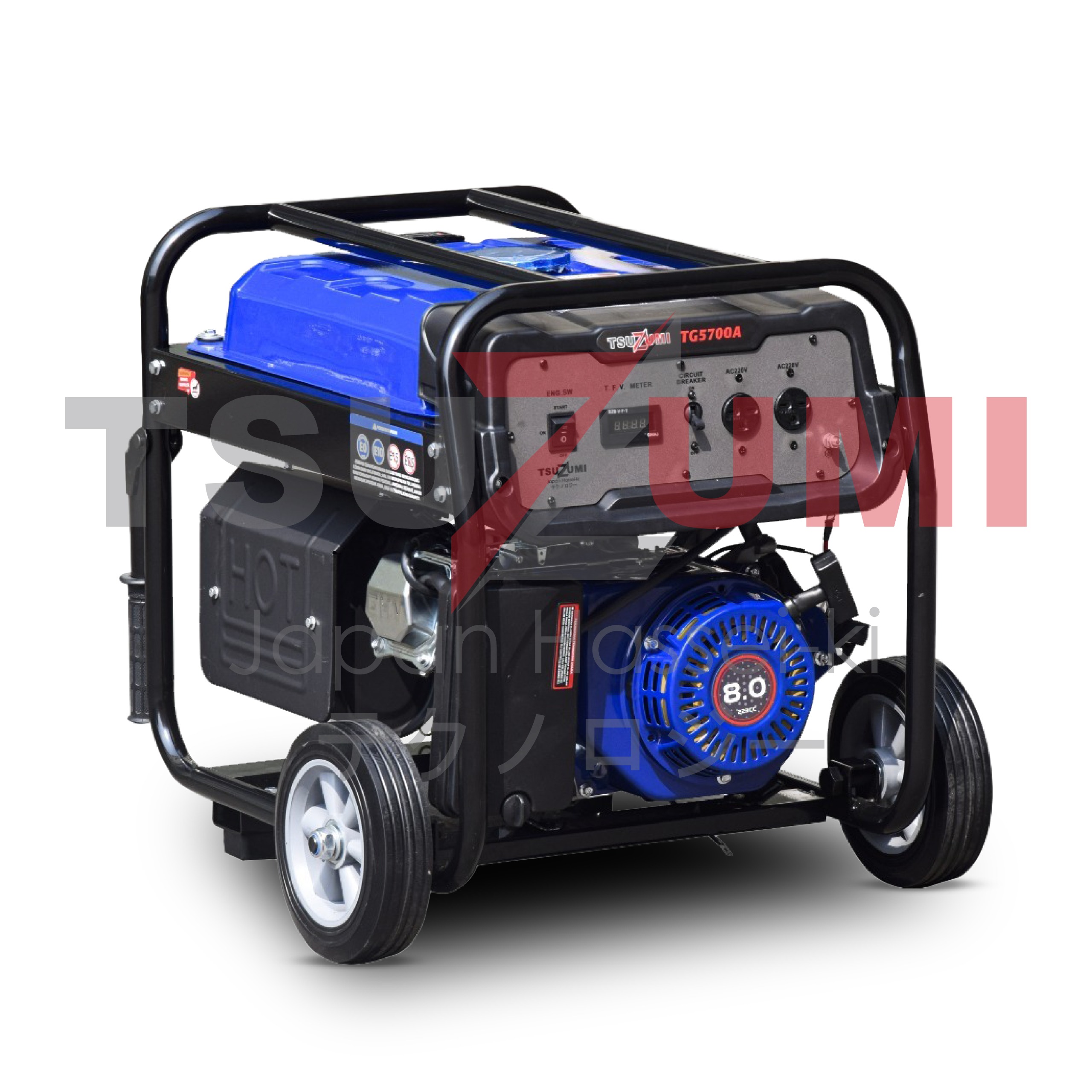 Genset Open 5 KVA 3.5 KW Bensin 1 Phase TG5700A