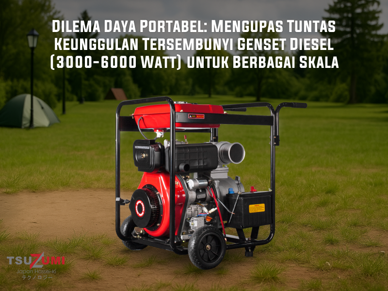 Dilema Daya Portabel: Mengupas Tuntas Keunggulan Tersembunyi Genset Diesel (3000-6000 Watt) untuk Berbagai Skala