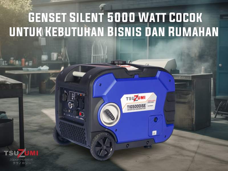 Genset Silent 5000 Watt Cocok untuk Kebutuhan Bisnis dan Rumahan