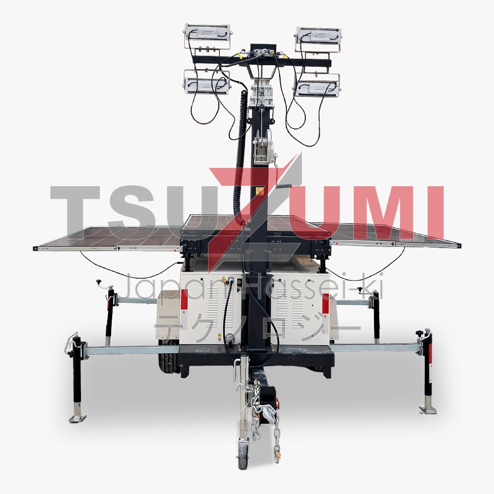 Solar Panel Light Tower Portable Tsuzumi SLT7+