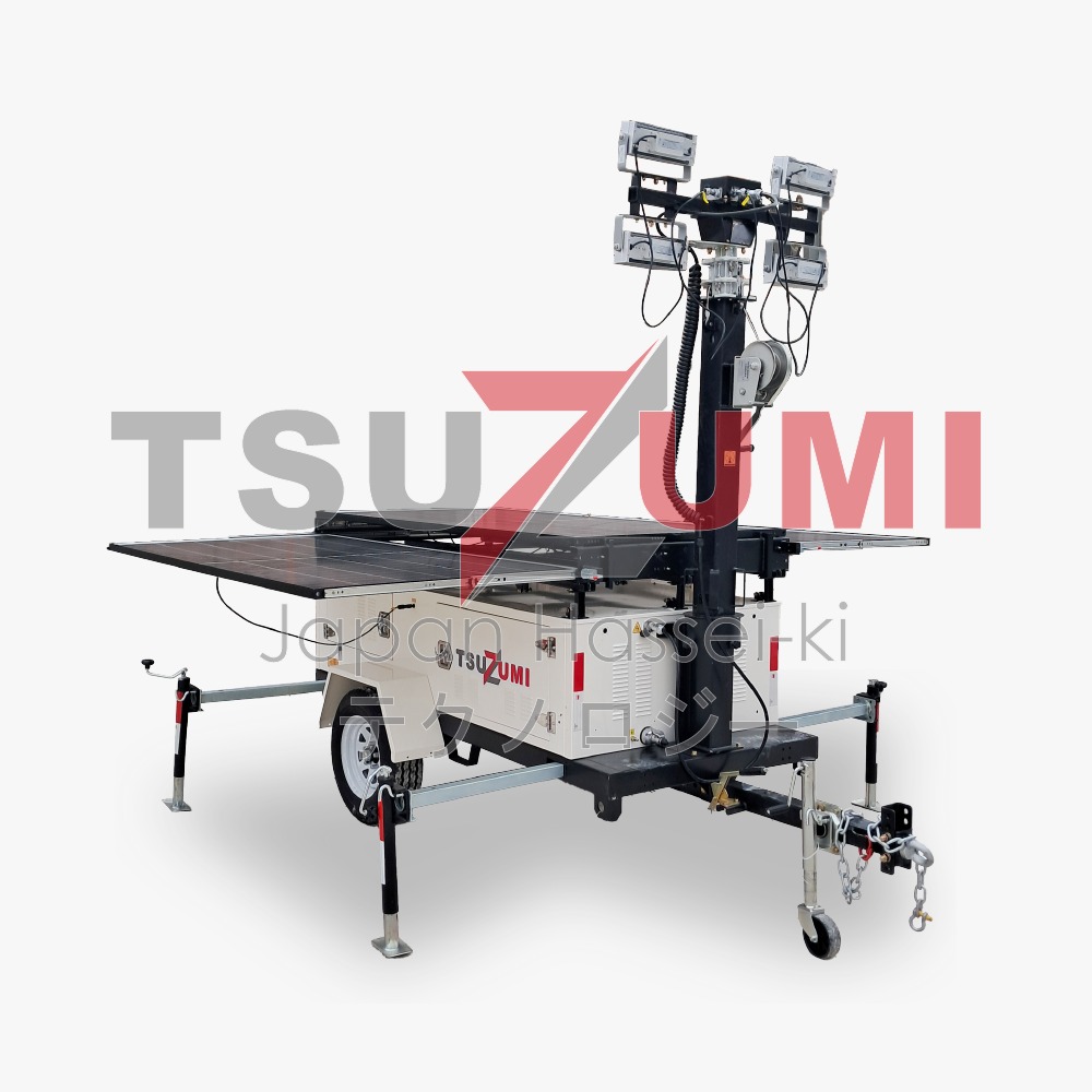Solar Panel Light Tower Portable Tsuzumi SLT7+