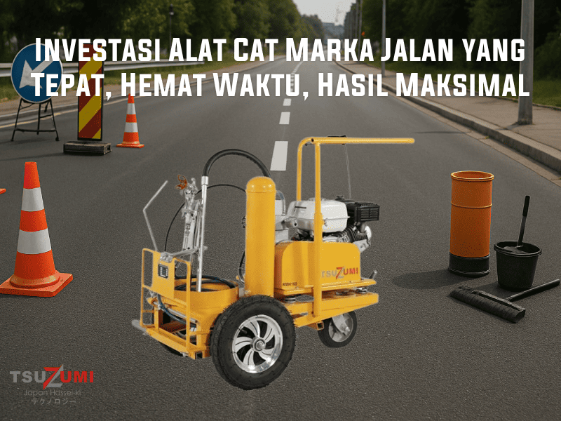 Investasi Alat Cat Marka Jalan yang Tepat, Hemat Waktu, Hasil Maksimal