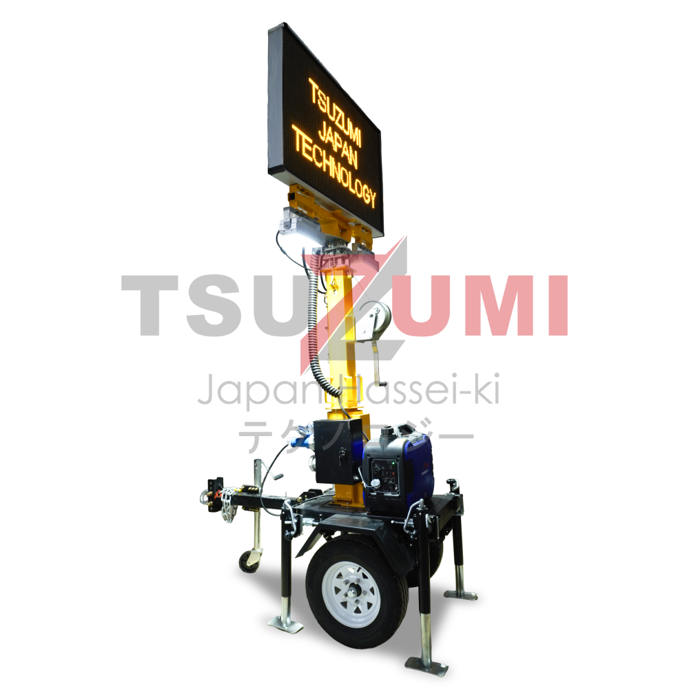Tower Light Tsuzumi LT-6WL Komplit Genset Tsuzumi TIG 3500 ise