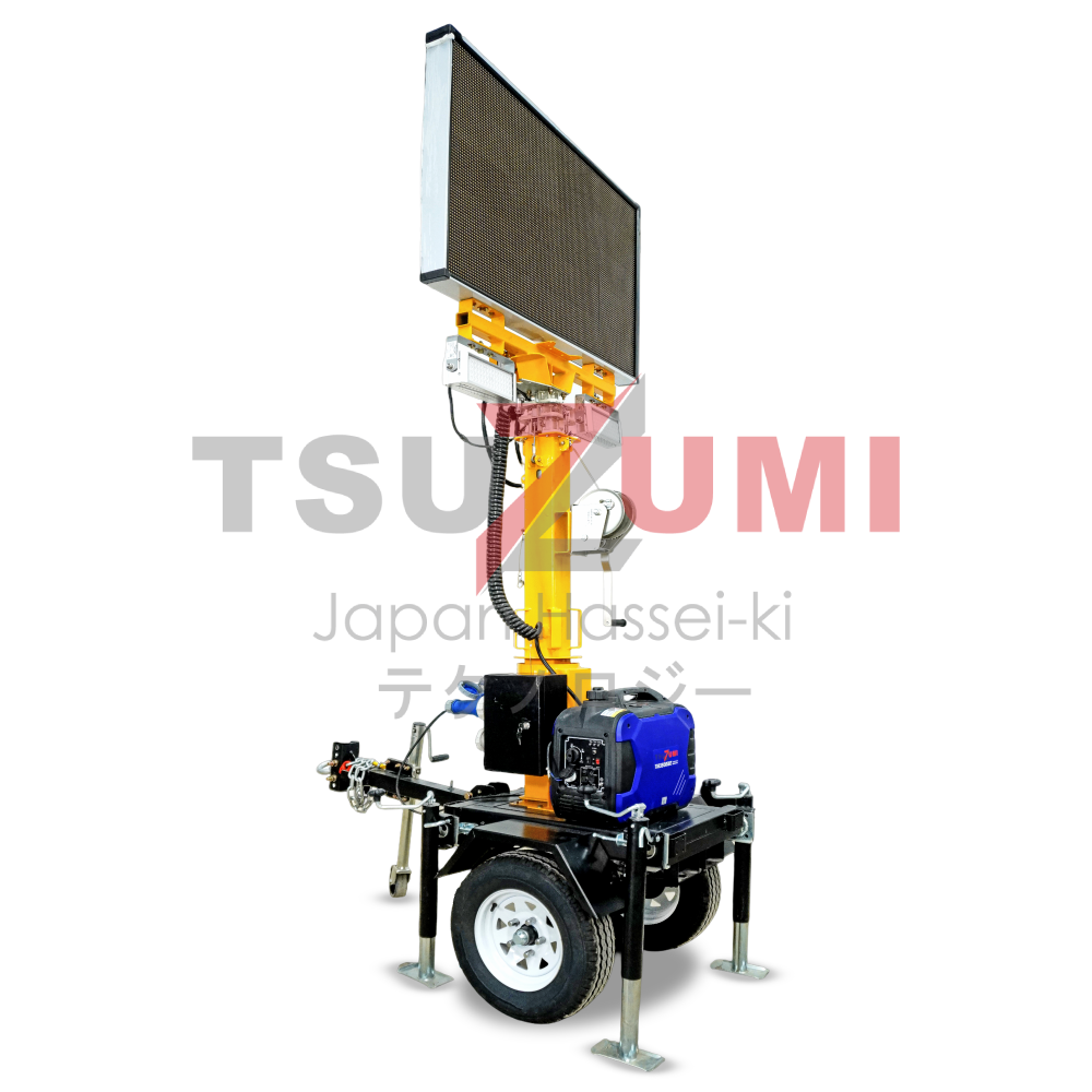 Tower Light Tsuzumi LT-6WL Komplit Genset Tsuzumi TIG 3500 ise