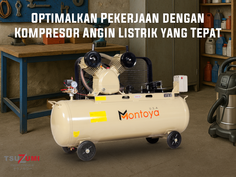 Optimalkan Pekerjaan dengan Kompresor Angin Listrik yang Tepat