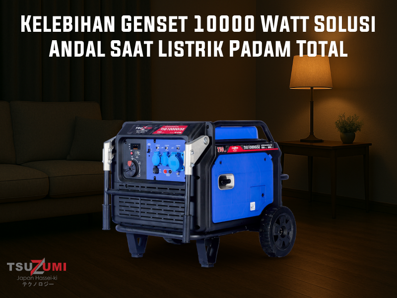 Kelebihan Genset 10.000 Watt Solusi Andal Saat Listrik Padam Total