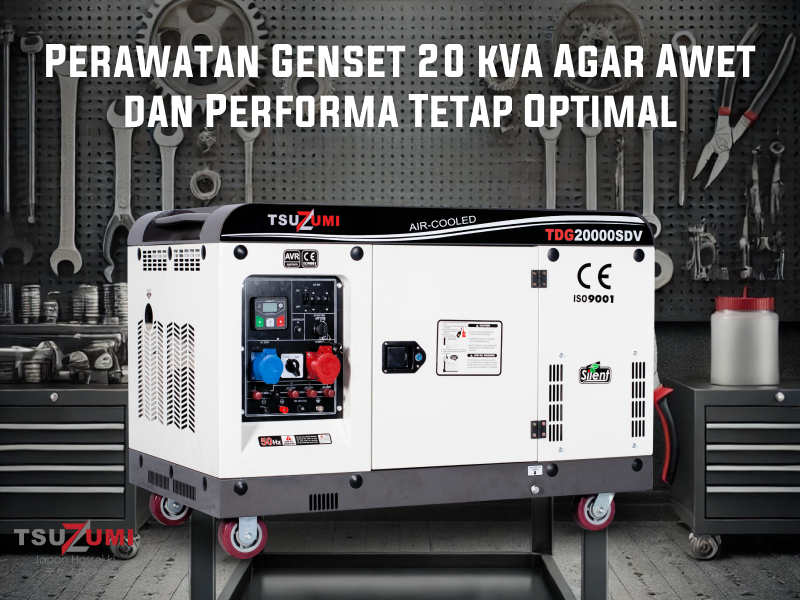 Perawatan Genset 20 kVA Agar Awet dan Performa Tetap Optimal