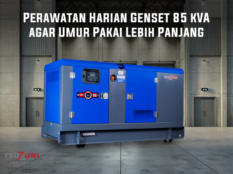 Perawatan Harian Genset 85 kVA agar Umur Pakai Lebih Panjang
