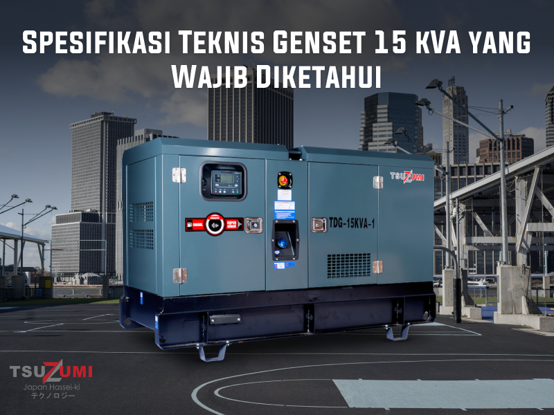 Spesifikasi Teknis Genset 15 kVA yang Wajib Diketahui