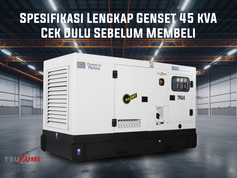 Spesifikasi Lengkap Genset 45 kVA Cek Dulu Sebelum Membeli
