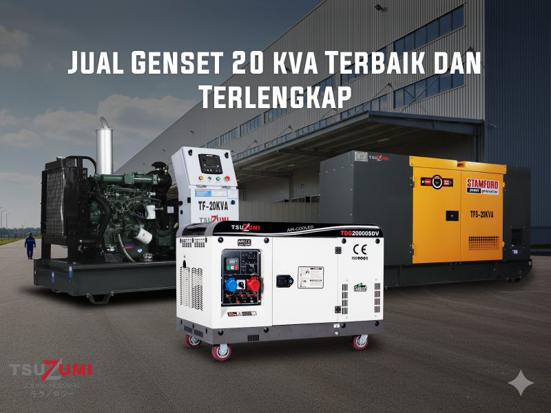 Jual Genset 20 kva Terbaik dan Terlengkap