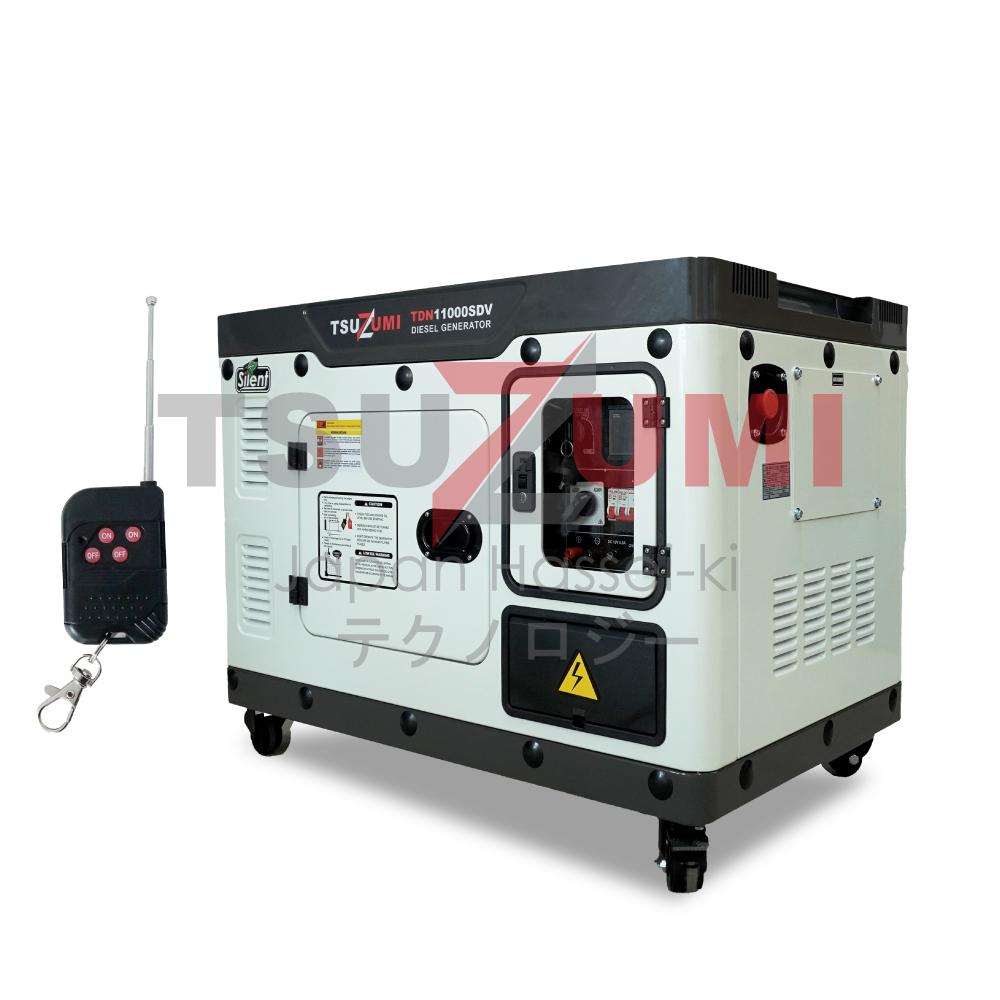 GENSET MINI REMOTE 11 KVA 8 KW Diesel 3 Phase TDN11000SDV