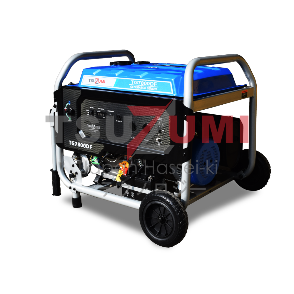 Genset Open 7 KVA 5.5 KW Bensin & LPG 1 Phase TG7800DF