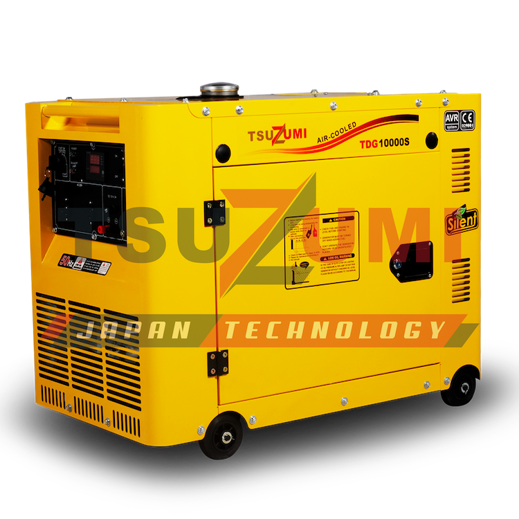 Genset Silent Diesel TDG10000S 9 KVA 7.5 KW 1 Phase