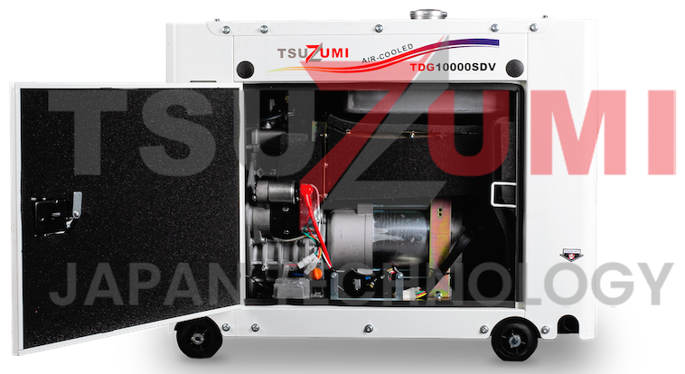 Genset Silent Diesel TDG10000SDV 9 KVA 7.5 KW 3 Phase
