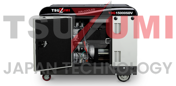 Genset Silent Diesel TDG15000SDV 15 KVA 12 KW 3 Phase