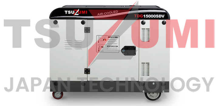 Genset Silent Diesel TDG15000SDV 15 KVA 12 KW 3 Phase