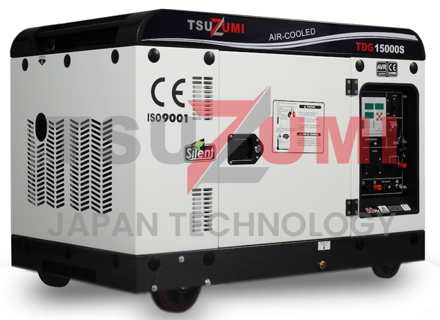 Genset Silent Diesel TDG15000S 15 KVA 12 KW 1 Phase