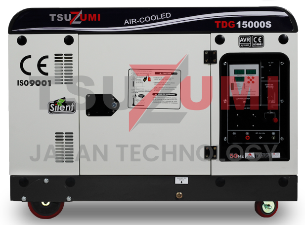 Genset Silent Diesel TDG15000S 15 KVA 12 KW 1 Phase