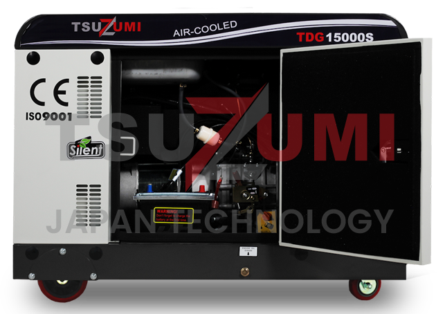 Genset Silent Diesel TDG15000S 15 KVA 12 KW 1 Phase