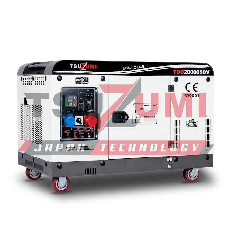 Genset Silent Diesel TDG20000SDV 20 KVA 16 KW 3 Phase