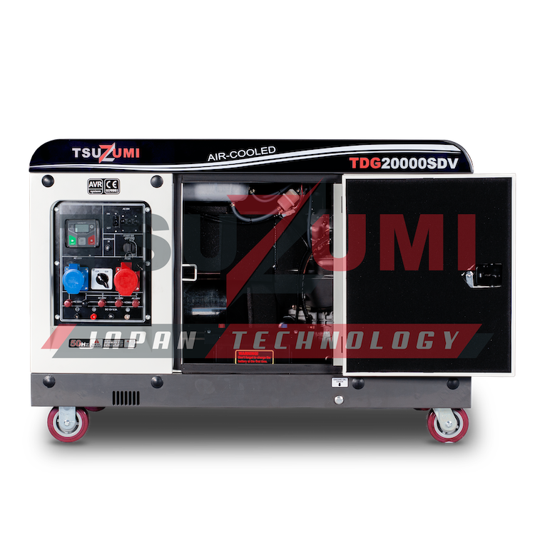 Genset Silent Diesel TDG20000SDV 20 KVA 16 KW 3 Phase