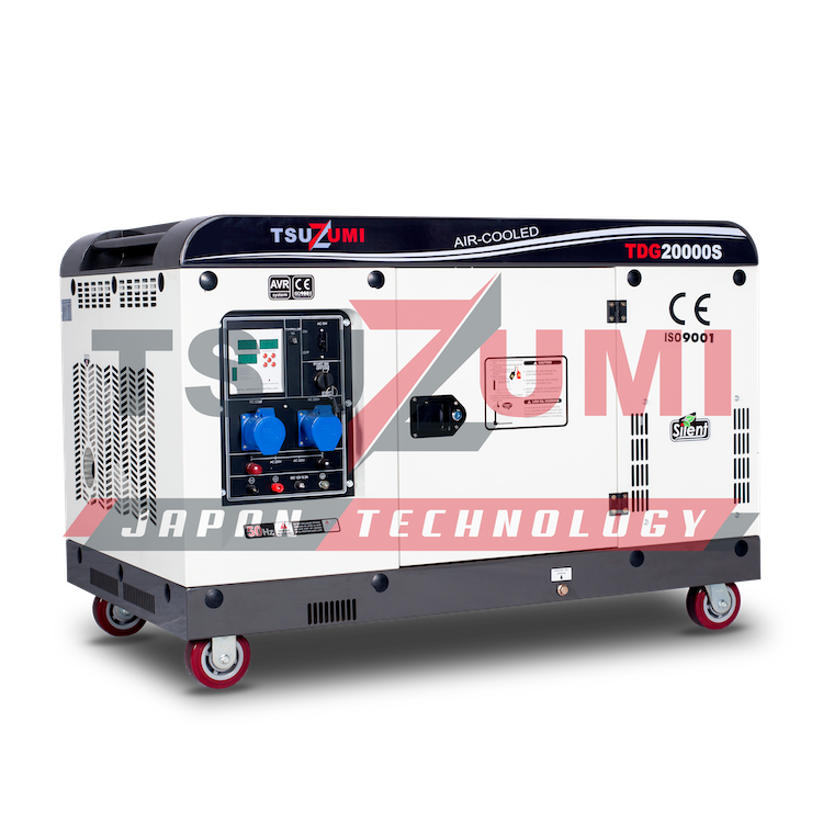 Genset Silent Diesel TDG20000S 20 KVA 16 KW 1 Phase