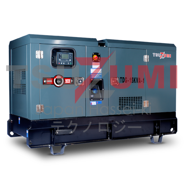 Genset Silent Diesel TDG 15-1 KVA 12 KW 1 Phase