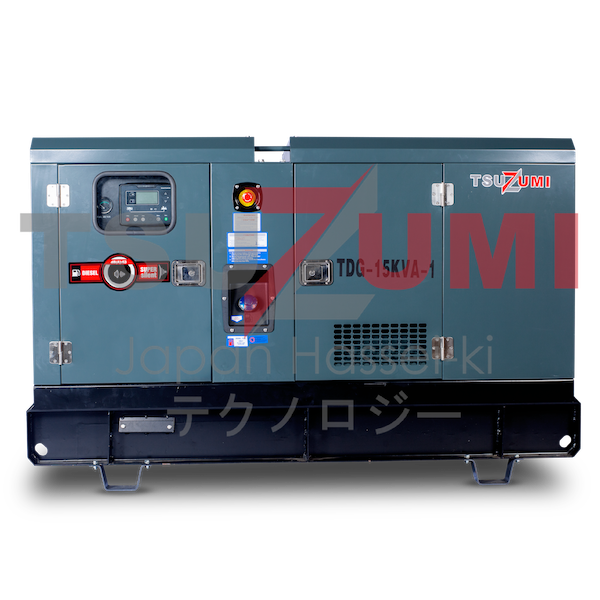 Genset Silent Diesel TDG 15-1 KVA 12 KW 1 Phase