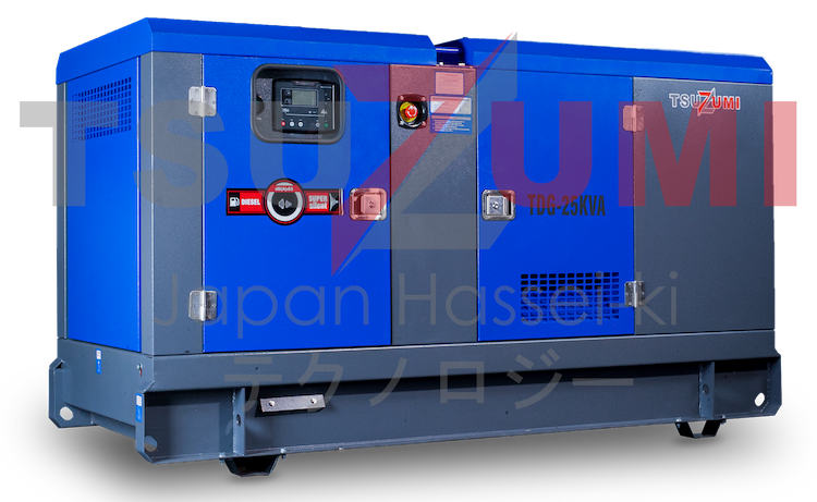 Genset Silent Diesel TDG 25-1 KVA 20 KW 1 Phase
