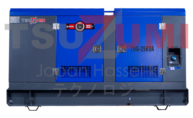 Genset Silent Diesel TDG 25-1 KVA 20 KW 1 Phase