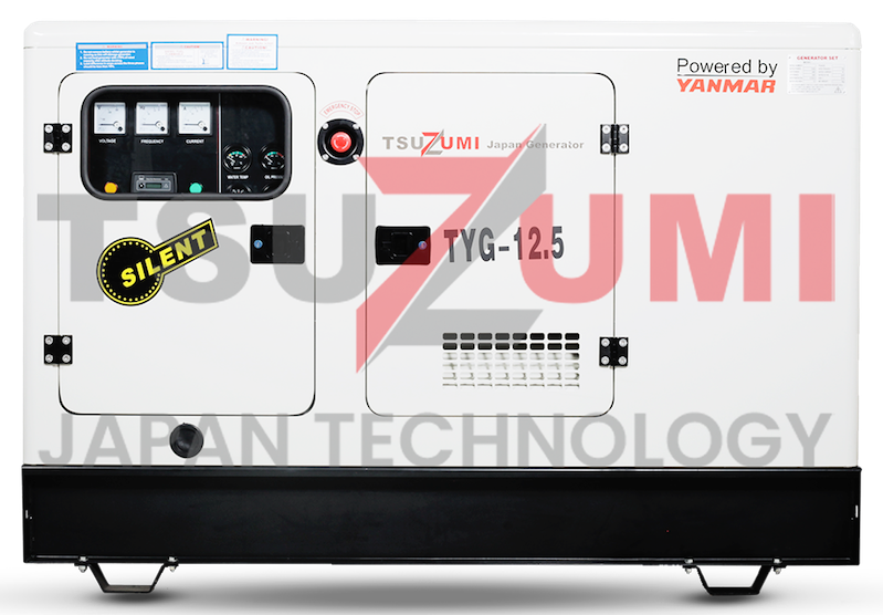 Genset Silent Diesel TYG 12,5 KVA 10 KW 3 Phase