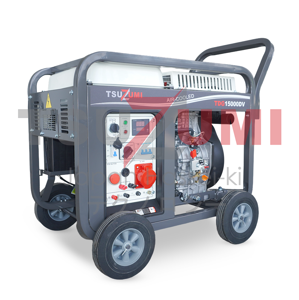 Genset Open Diesel 15 KVA 12 KW 3 Phase TDG15000DV