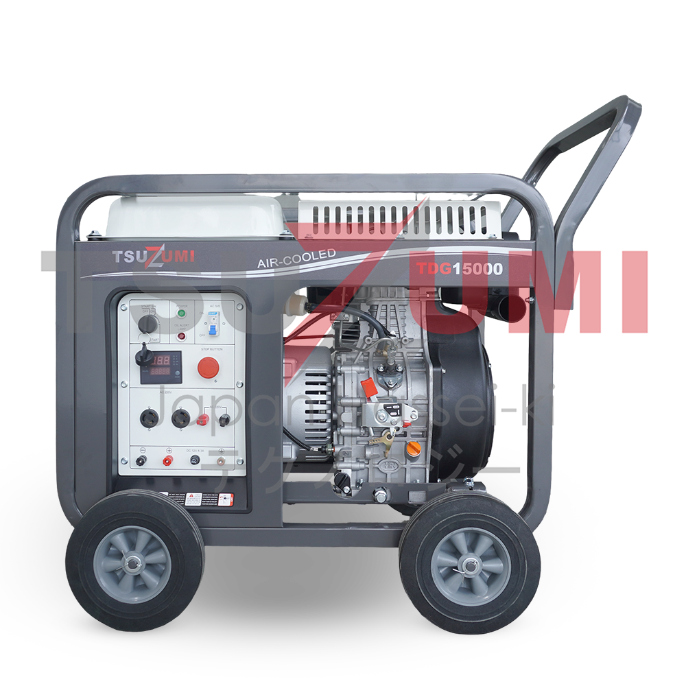 Genset Open Diesel 15 KVA 12 KW 1 Phase TDG15000
