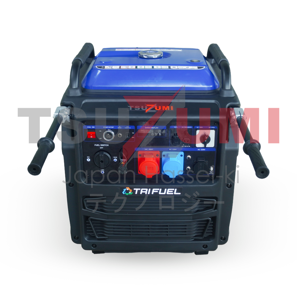 Genset Silent Inverter 12 KVA 10 KW Bensin & LPG 3 Phase TIG12000SDV