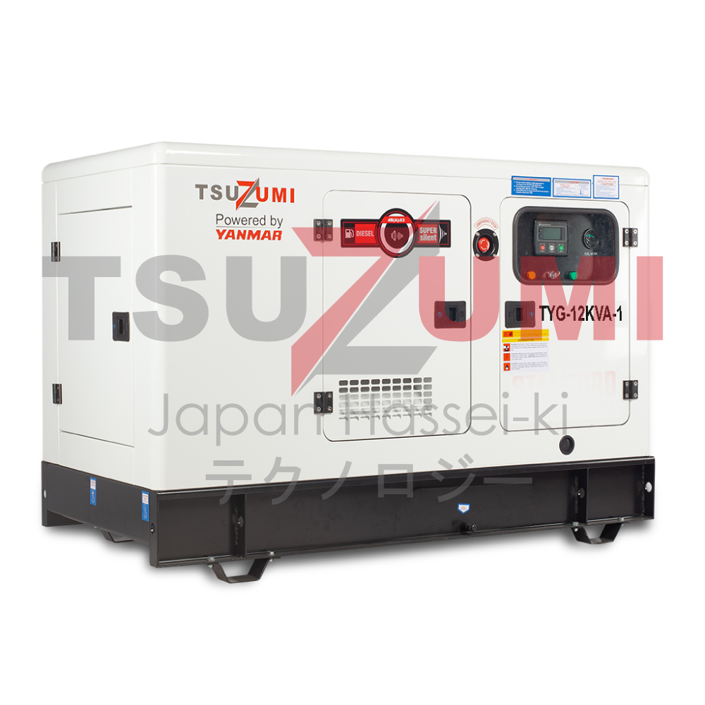 Genset Silent Diesel TYG 12.5-1 KVA 10 KW 1 Phase