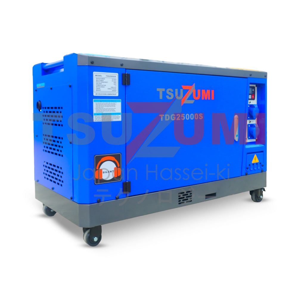Genset Silent Diesel TDG25000S 25 KVA 20 KW 1 Phase
