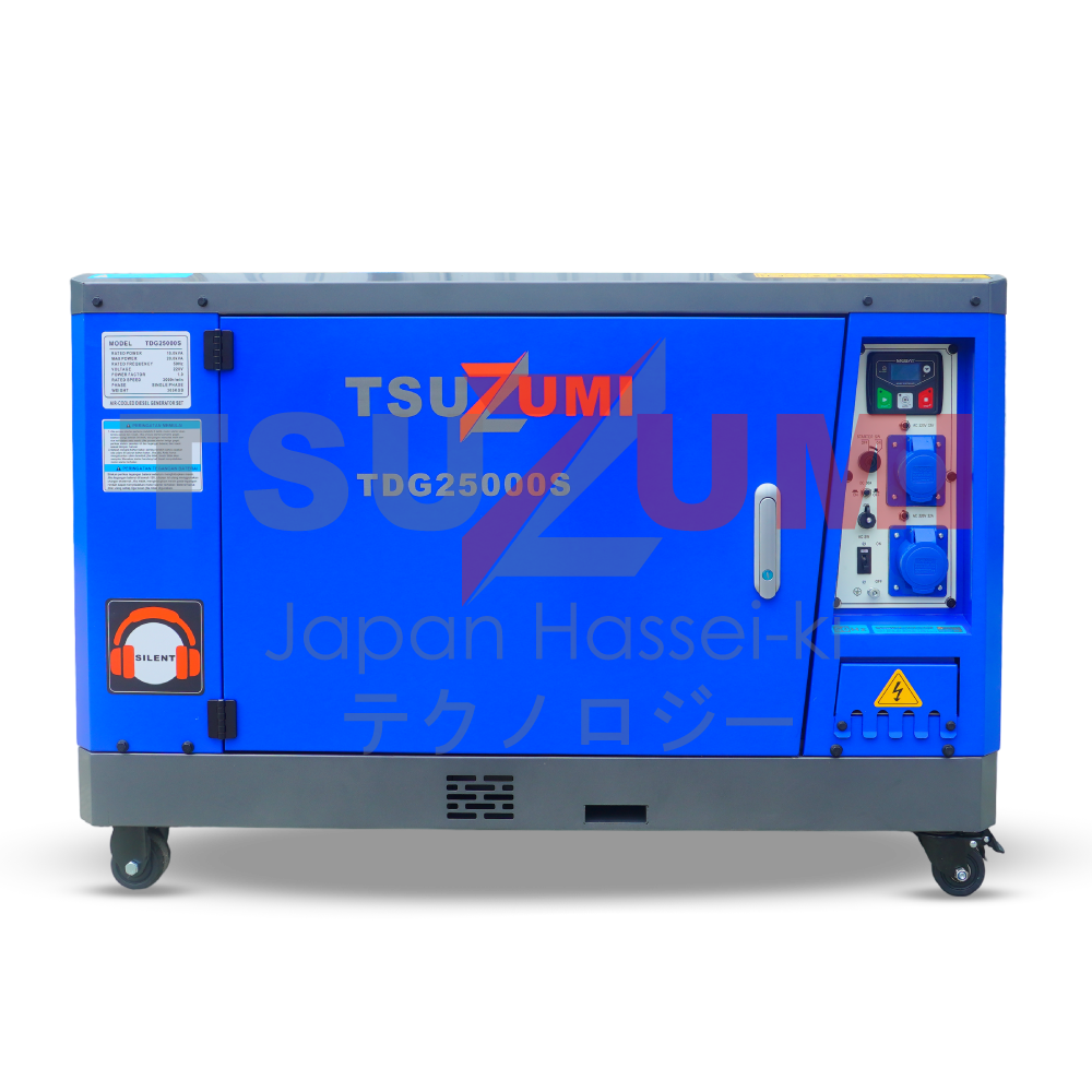 Genset Silent Diesel TDG25000S 25 KVA 20 KW 1 Phase