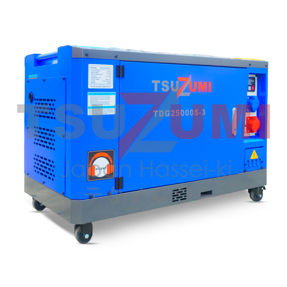Genset Silent Diesel TDG25000-3 25 KVA 20 KW 3 Phase