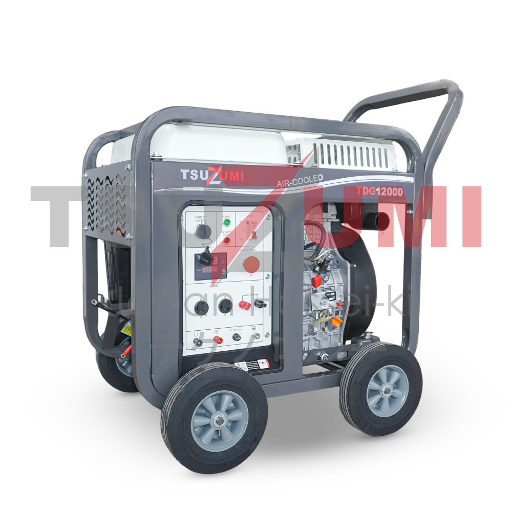 Genset Open Diesel 12 KVA 10 KW 1 Phase TDG12000