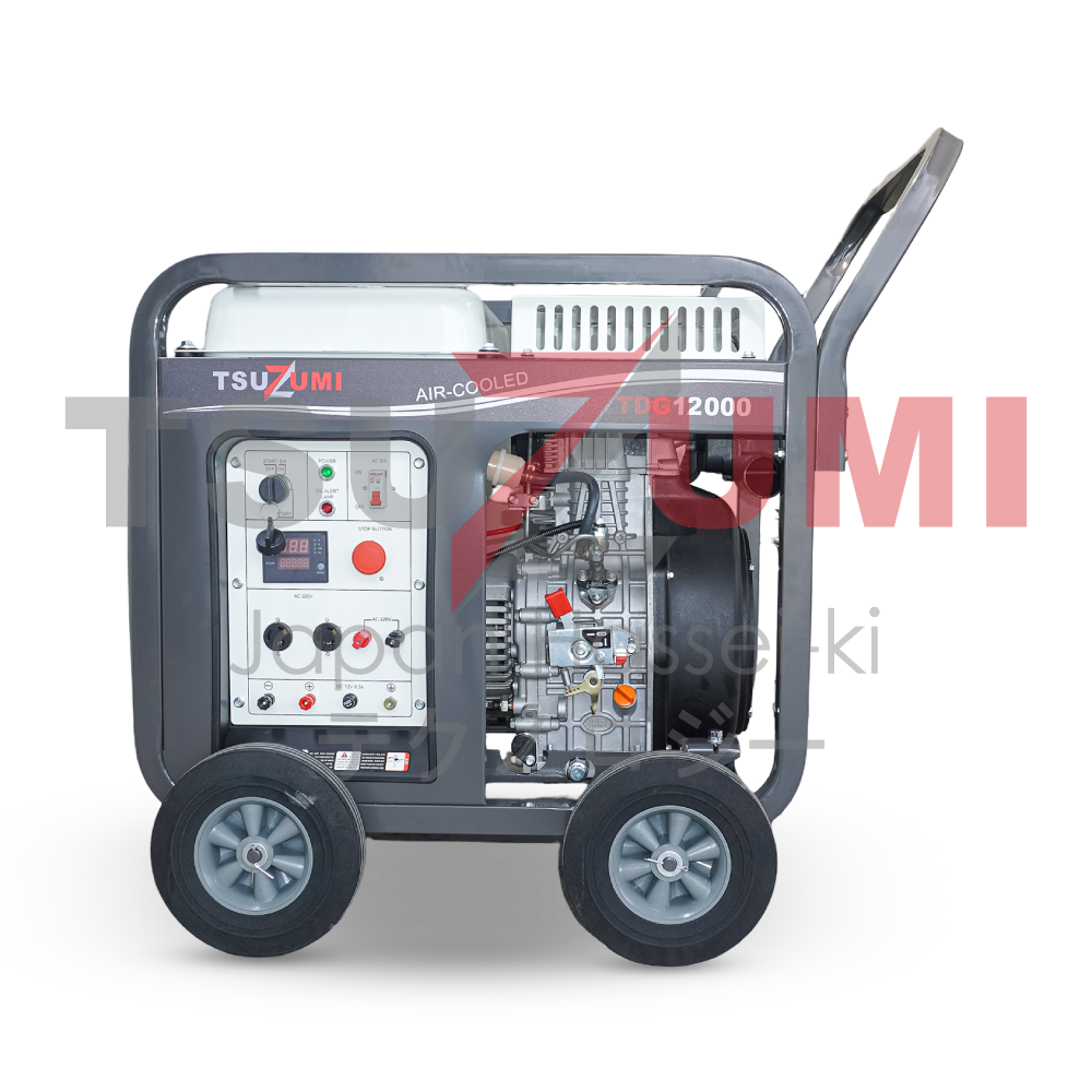 Genset Open Diesel 12 KVA 10 KW 1 Phase TDG12000