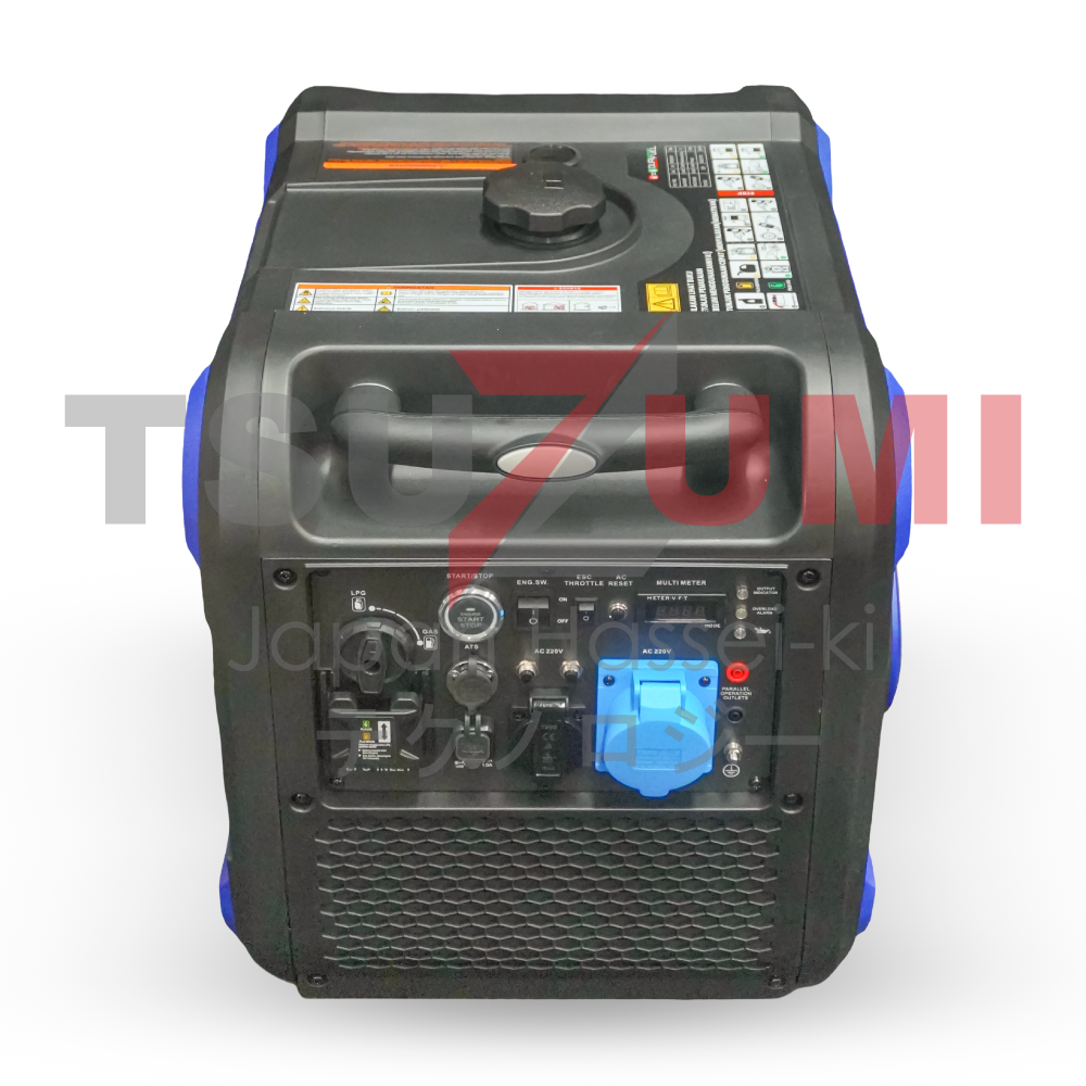 Genset 8 Kva 6000 Watt Silent Inverter Dual Fuel LPG & Bensin TIG8500ISE