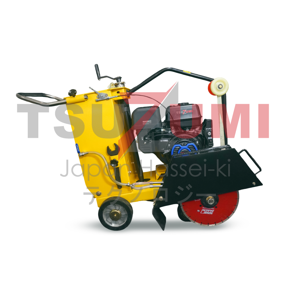 Mesin Potong Aspal Beton Tsuzumi TCQ18 Komplit Engine Tsuzumi TX390E Blade Size 16 Inch