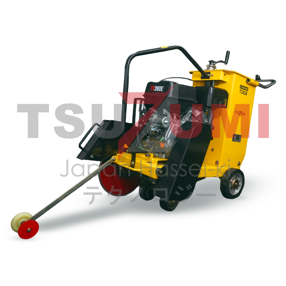 Mesin Potong Aspal Beton Tsuzumi TCQ18 Komplit Engine Tsuzumi TX390E Blade Size 16 Inch