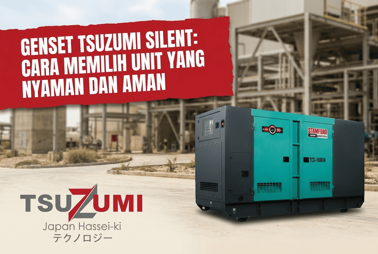 Genset Tsuzumi Silent: Cara Memilih Unit yang Nyaman dan Aman