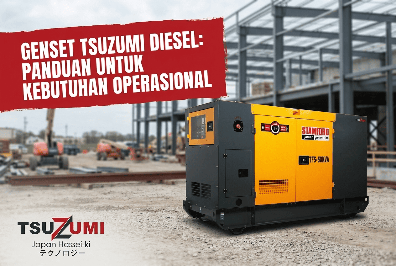 Genset Tsuzumi Diesel: Panduan untuk Kebutuhan Operasional